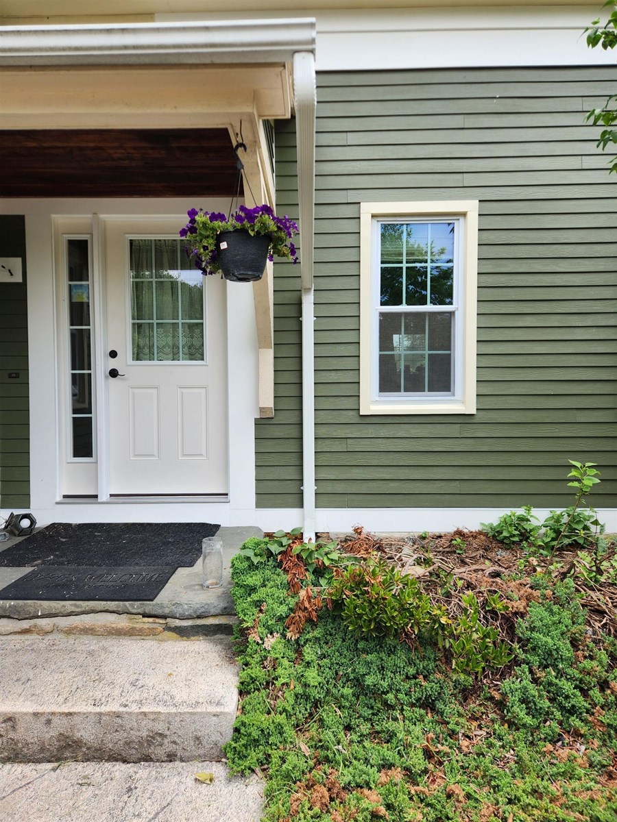 Front door project by Rhode Island door installers