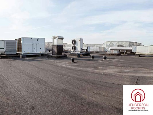 Flat roofing project commercial property in Rhode Island