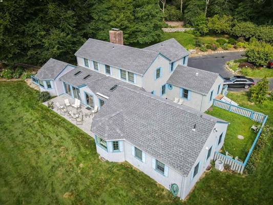 Asphalt roof installation in Westerly, Rhode Island